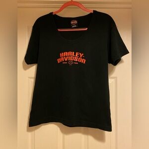 Harley Davidson Glitter Font Elkridge MD Shirt